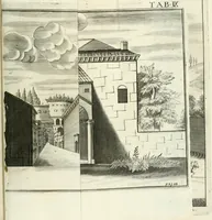 An illustration from Vetera monimenta : in quibus praecipuè musiva opera sacarum profanarumque aedium structura, ac nonnulli antiqui ritus, dissertationibus, iconibusque illustrantur (1690)