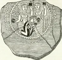 An illustration from Veteris gemmae ad Christianum usum exscalptae brevis explanatio ad academicos Etruscos Cortonenses (1732)
