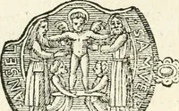 An illustration from Veteris gemmae ad Christianum usum exscalptae brevis explanatio ad academicos Etruscos Cortonenses (1732)