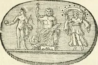 An illustration from Veteris gemmae ad Christianum usum exscalptae brevis explanatio ad academicos Etruscos Cortonenses (1732)