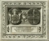 Picture 1 of 66 from Veteris gemmae ad Christianum usum exscalptae brevis explanatio ad academicos Etruscos Cortonenses (1732), leaf 6