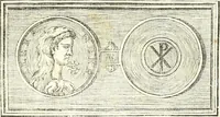 An illustration from Veteris gemmae ad Christianum usum exscalptae brevis explanatio ad academicos Etruscos Cortonenses (1732)