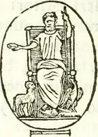 An illustration from Veteris gemmae ad Christianum usum exscalptae brevis explanatio ad academicos Etruscos Cortonenses (1732)