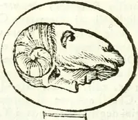 An illustration from Veteris gemmae ad Christianum usum exscalptae brevis explanatio ad academicos Etruscos Cortonenses (1732)