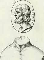 Picture 59 of 102 from Veterum illustrium philosophorum, poetarum, rhetorum, et oratorum imagines : ex vetustis nummis, gemmis, hermis, marmoribus, alijsque antiquis monumentis desumptae (1685), leaf 138
