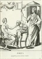 Picture 79 of 102 from Veterum illustrium philosophorum, poetarum, rhetorum, et oratorum imagines : ex vetustis nummis, gemmis, hermis, marmoribus, alijsque antiquis monumentis desumptae (1685), leaf 174