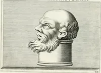 Picture 81 of 102 from Veterum illustrium philosophorum, poetarum, rhetorum, et oratorum imagines : ex vetustis nummis, gemmis, hermis, marmoribus, alijsque antiquis monumentis desumptae (1685), leaf 176