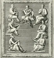 Picture 101 of 102 from Veterum illustrium philosophorum, poetarum, rhetorum, et oratorum imagines : ex vetustis nummis, gemmis, hermis, marmoribus, alijsque antiquis monumentis desumptae (1685), leaf 250