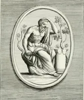 Picture 10 of 102 from Veterum illustrium philosophorum, poetarum, rhetorum, et oratorum imagines : ex vetustis nummis, gemmis, hermis, marmoribus, alijsque antiquis monumentis desumptae (1685), leaf 26