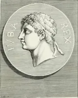 Picture 24 of 102 from Veterum illustrium philosophorum, poetarum, rhetorum, et oratorum imagines : ex vetustis nummis, gemmis, hermis, marmoribus, alijsque antiquis monumentis desumptae (1685), leaf 54