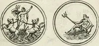 An illustration from Veterum Romanorum Religio castrametatio, disciplina militaris ut & balneae ex antiquis numismatibus & lapidibus demonstrata (1686)