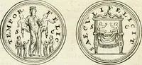 Picture 180 of 495 from Veterum Romanorum Religio castrametatio, disciplina militaris ut & balneae ex antiquis numismatibus & lapidibus demonstrata (1686), leaf 115