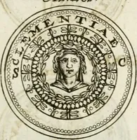 An illustration from Veterum Romanorum Religio castrametatio, disciplina militaris ut & balneae ex antiquis numismatibus & lapidibus demonstrata (1686)