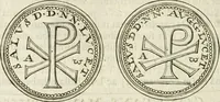 Picture 274 of 495 from Veterum Romanorum Religio castrametatio, disciplina militaris ut & balneae ex antiquis numismatibus & lapidibus demonstrata (1686), leaf 169