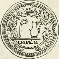 Picture 372 of 495 from Veterum Romanorum Religio castrametatio, disciplina militaris ut & balneae ex antiquis numismatibus & lapidibus demonstrata (1686), leaf 219