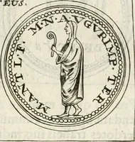 An illustration from Veterum Romanorum Religio castrametatio, disciplina militaris ut & balneae ex antiquis numismatibus & lapidibus demonstrata (1686)