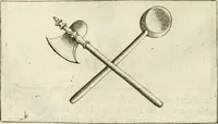 An illustration from Veterum Romanorum Religio castrametatio, disciplina militaris ut & balneae ex antiquis numismatibus & lapidibus demonstrata (1686)