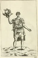 Picture 455 of 495 from Veterum Romanorum Religio castrametatio, disciplina militaris ut & balneae ex antiquis numismatibus & lapidibus demonstrata (1686), leaf 329