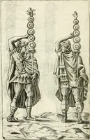 An illustration from Veterum Romanorum Religio castrametatio, disciplina militaris ut & balneae ex antiquis numismatibus & lapidibus demonstrata (1686)