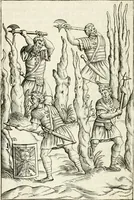 An illustration from Veterum Romanorum Religio castrametatio, disciplina militaris ut & balneae ex antiquis numismatibus & lapidibus demonstrata (1686)