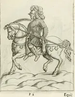 An illustration from Veterum Romanorum Religio castrametatio, disciplina militaris ut & balneae ex antiquis numismatibus & lapidibus demonstrata (1686)