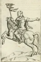 An illustration from Veterum Romanorum Religio castrametatio, disciplina militaris ut & balneae ex antiquis numismatibus & lapidibus demonstrata (1686)