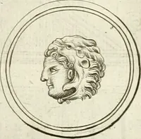 Picture 59 of 495 from Veterum Romanorum Religio castrametatio, disciplina militaris ut & balneae ex antiquis numismatibus & lapidibus demonstrata (1686), leaf 51