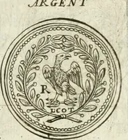 Picture 65 of 495 from Veterum Romanorum Religio castrametatio, disciplina militaris ut & balneae ex antiquis numismatibus & lapidibus demonstrata (1686), leaf 53