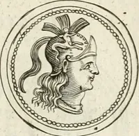 Picture 75 of 495 from Veterum Romanorum Religio castrametatio, disciplina militaris ut & balneae ex antiquis numismatibus & lapidibus demonstrata (1686), leaf 56