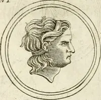 An illustration from Veterum Romanorum Religio castrametatio, disciplina militaris ut & balneae ex antiquis numismatibus & lapidibus demonstrata (1686)