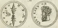 Picture 86 of 495 from Veterum Romanorum Religio castrametatio, disciplina militaris ut & balneae ex antiquis numismatibus & lapidibus demonstrata (1686), leaf 62