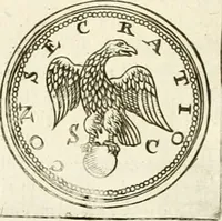 An illustration from Veterum Romanorum Religio castrametatio, disciplina militaris ut & balneae ex antiquis numismatibus & lapidibus demonstrata (1686)