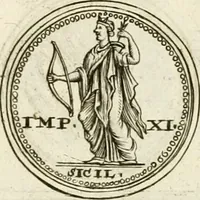 Picture 129 of 495 from Veterum Romanorum Religio castrametatio, disciplina militaris ut & balneae ex antiquis numismatibus & lapidibus demonstrata (1686), leaf 87
