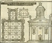 An illustration from Vetrvvio con il svo comento et figvre (1536)