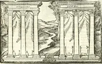 An illustration from Vetrvvio con il svo comento et figvre (1536)