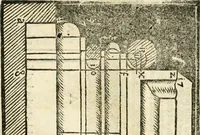 An illustration from Vetrvvio con il svo comento et figvre (1536)