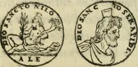Picture 18 of 31 from Vetvstissimae tabvlae aeneae sacris aegyptiorum simulachris coelatae accurata explicatio : in qua antiquissimarum superstitionum origines, progressiones, ritus ad barbaram, graecam, romanamque historiam illustrandam enarrantur, & multa scriptorum veterum loca qua explanantur, qua emendantur (1605), leaf 100