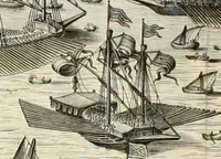 An illustration from Viagem da Catholica Real Magestade del Rey D. Filipe II N.S. ao Reyno de Portvgal e rellaçao do solene recebimento que nelle se lhe fez S. Magestade a mandou (1621)