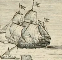 An illustration from Viagem da Catholica Real Magestade del Rey D. Filipe II N.S. ao Reyno de Portvgal e rellaçao do solene recebimento que nelle se lhe fez S. Magestade a mandou (1621)