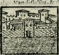 Picture 92 of 161 from Viaggio da Venetia al Santo Sepolcro, et al monte Sinai; col dissegno delle città, castelli, ville, chiese, monasterij, isole, porti, & fiumi, che sin là si ritrouano; et vna breue regola di quanto si dee osseruar nel detto viaggio, e quel che si paga da luoco à luoco, sì di dacij, come d'altre cose (1606), leaf 111