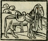 An illustration from Viaggio da Venetia al Santo Sepolcro, et al monte Sinai; col dissegno delle città, castelli, ville, chiese, monasterij, isole, porti, & fiumi, che sin là si ritrouano; et vna breue regola di quanto si dee osseruar nel detto viaggio, e quel che si paga da luoco à luoco, sì di dacij, come d'altre cose (1606)
