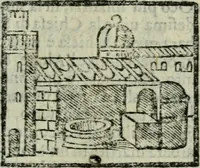 Picture 132 of 161 from Viaggio da Venetia al Santo Sepolcro, et al monte Sinai; col dissegno delle città, castelli, ville, chiese, monasterij, isole, porti, & fiumi, che sin là si ritrouano; et vna breue regola di quanto si dee osseruar nel detto viaggio, e quel che si paga da luoco à luoco, sì di dacij, come d'altre cose (1606), leaf 152
