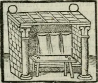 Picture 47 of 161 from Viaggio da Venetia al Santo Sepolcro, et al monte Sinai; col dissegno delle città, castelli, ville, chiese, monasterij, isole, porti, & fiumi, che sin là si ritrouano; et vna breue regola di quanto si dee osseruar nel detto viaggio, e quel che si paga da luoco à luoco, sì di dacij, come d'altre cose (1606), leaf 65