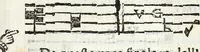 An illustration from Via retta della voce corale (1671)