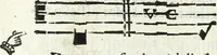 An illustration from Via retta della voce corale (1671)