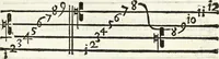 An illustration from Via retta della voce corale (1671)