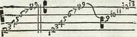 An illustration from Via retta della voce corale (1671)