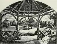 An illustration from Victorian gardens: The art of beautifying suburban home grounds (1870)