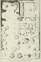 An illustration from Victorian gardens: The art of beautifying suburban home grounds (1870)