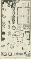 An illustration from Victorian gardens: The art of beautifying suburban home grounds (1870)